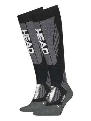 HEAD Ski Racer Socks schwarz/weiss