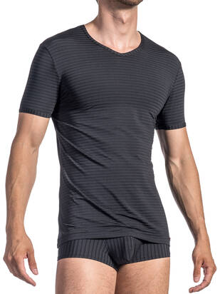 OLAF BENZ PEARL1680 T-Shirt V-Neck schwarz