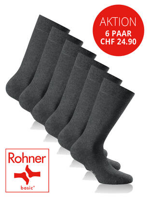 ROHNER Socken Promotion anthracite