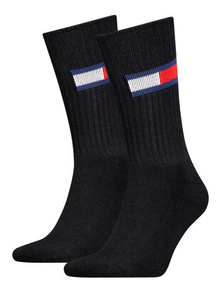 TOMMY HILFIGER Flag Socks schwarz