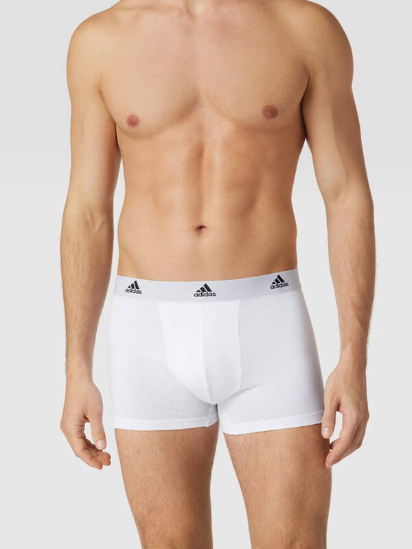 ADIDAS Cotton Stretch Trunk 3erPack weiss
