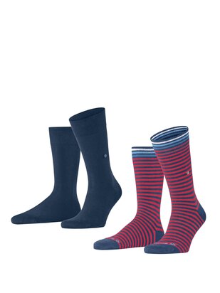 BURLINGTON Socken Everyday Stripe Mixed blau-mirage