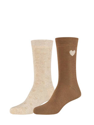 2erPack CAMANO Ca-Soft Hearts Socks