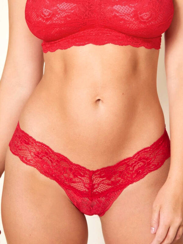 COSABELLA Never Say Never Low Rise Thong mystic-red