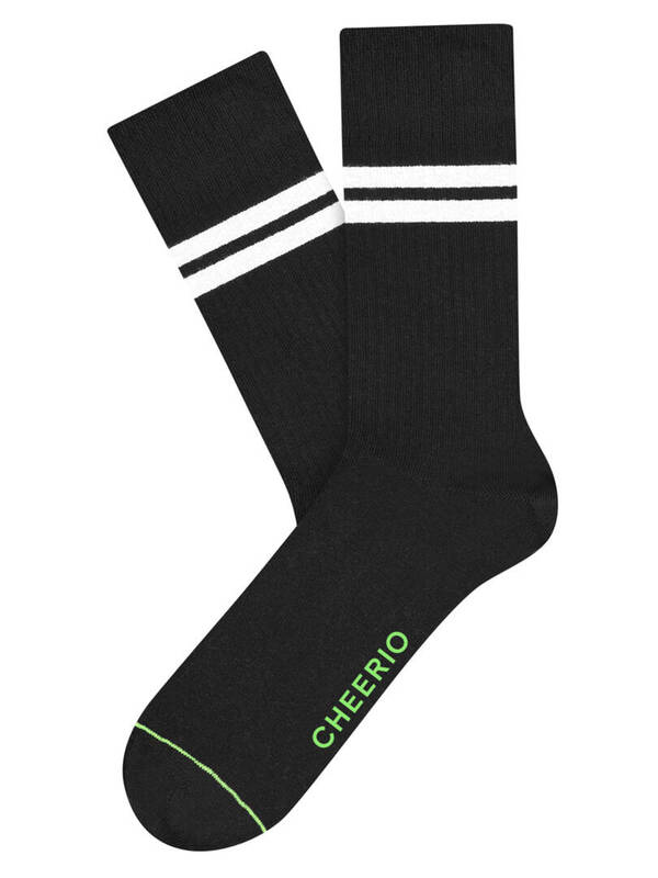 CHEERIO* 2erPack Tennis Type Socks black