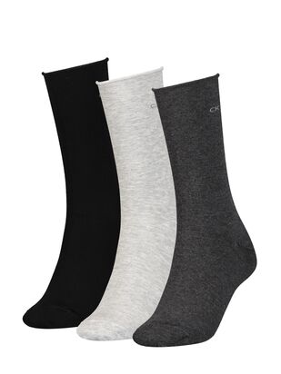 CALVIN KLEIN Socken grau/schwarz