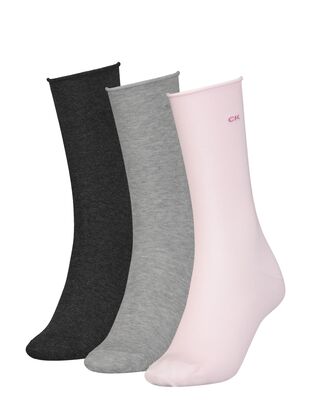CALVIN KLEIN Socken pink/grau