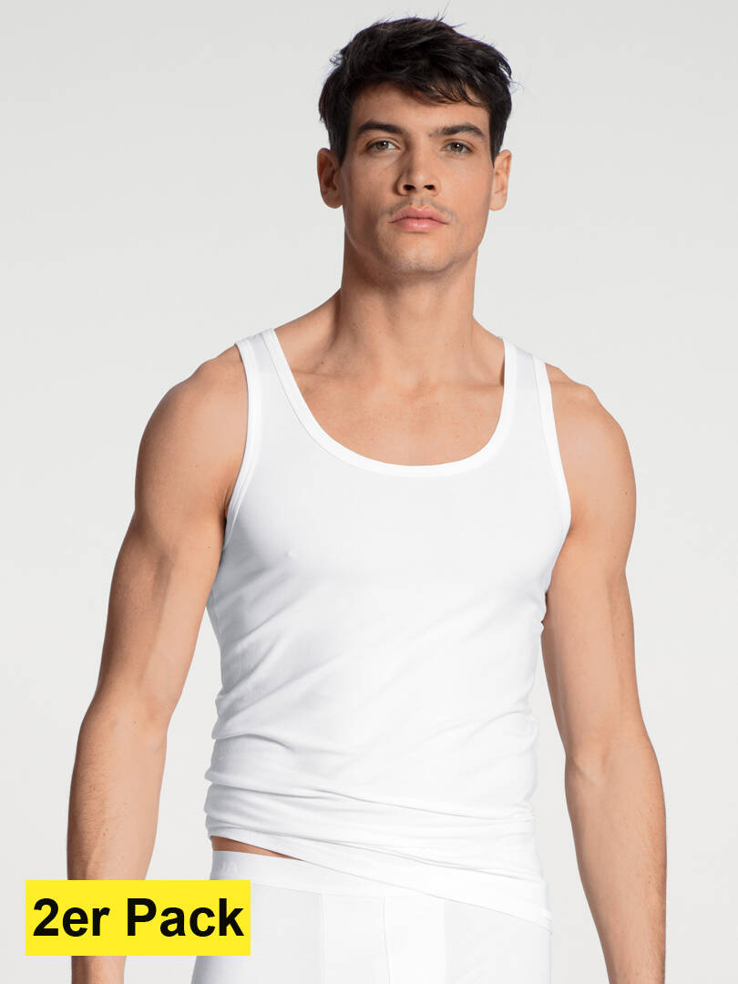 Athletic-Shirt Natural CALIDA Natural weiss Benefit Underwear-Shop Benefit -