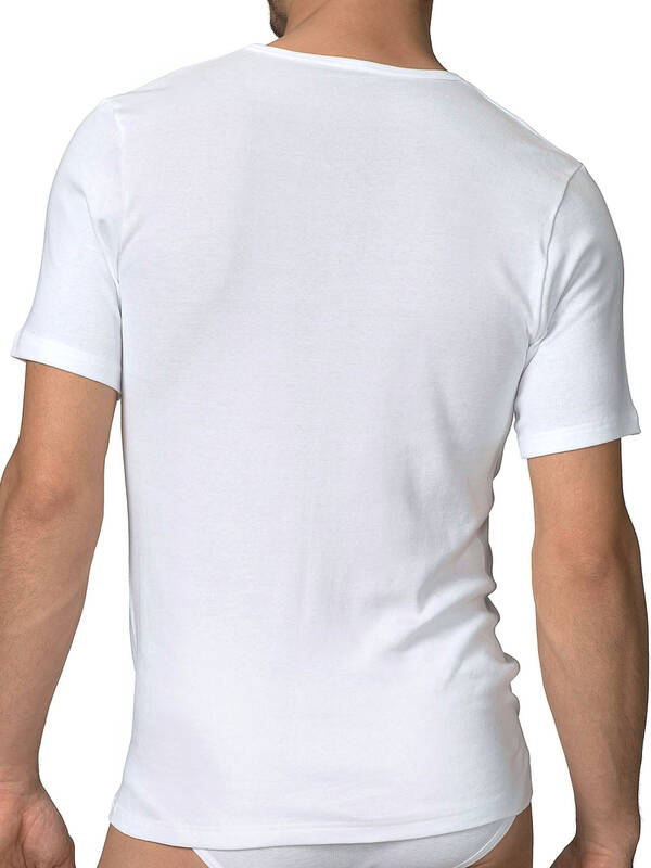 CALIDA Cotton 1:1 T-Shirt weiss