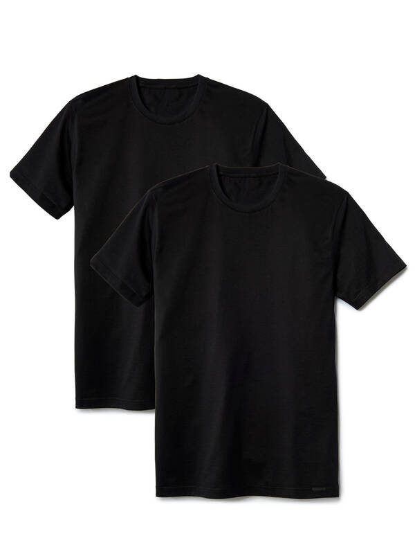 CALIDA 2erPack Natural Benefit Tshirt schwarz