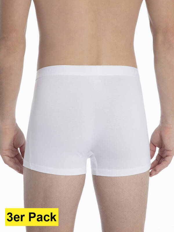 CALIDA 3erPack Natural Benefit BoxerBrief weiss