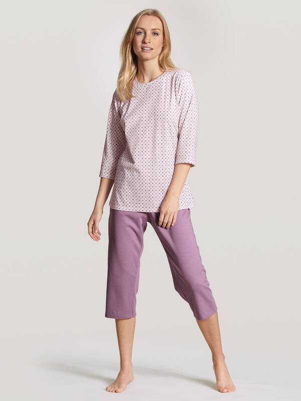 CALIDA Daylight Dreams Pyjama 3/4 grape-violet