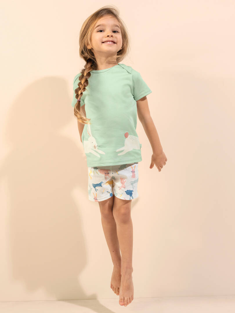 Afrekenen Rang efficiëntie CALIDA Mini Girls Pyjama Toddlers Bunny harbour-mint Kinder - Underwear-Shop