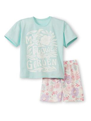 CALIDA Teen Girls Pyjama Flowers pastel
