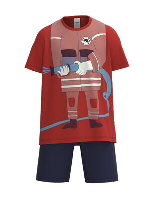 CALIDA Mini Boys Pyjama Feuerwehr