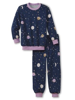 CALIDA Mini Girls Pyjama Toddlers Universe peacoat-blau