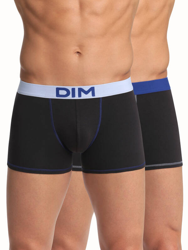 DIM Mix & Colors 2erPack Pants black/azure