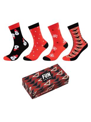 36-40 / FUN SOCKS Christmas Socks Box