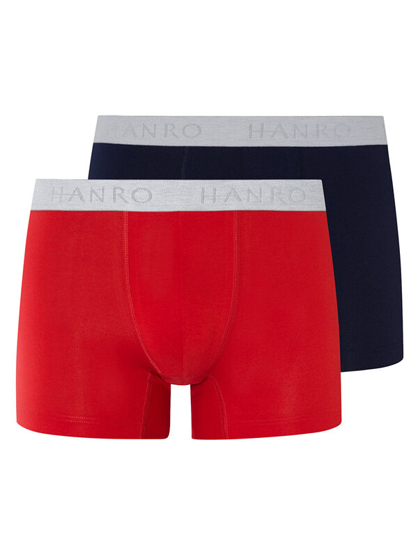 HANRO Cotton Essentials Pants navy/rot