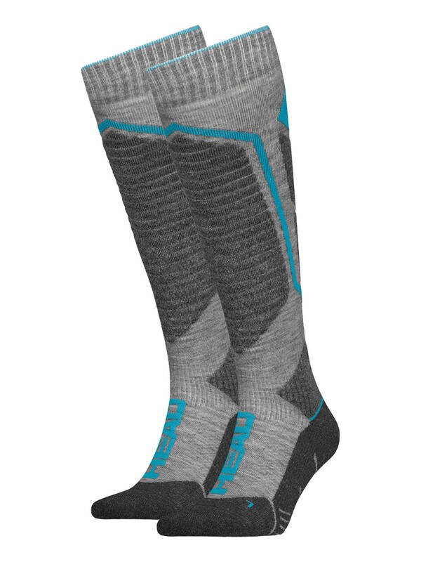 HEAD Performance Ski Socks grau/blau