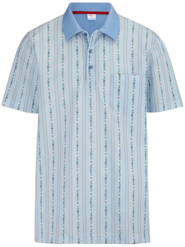 ISA Schwingerkollektion Poloshirt stahlblau
