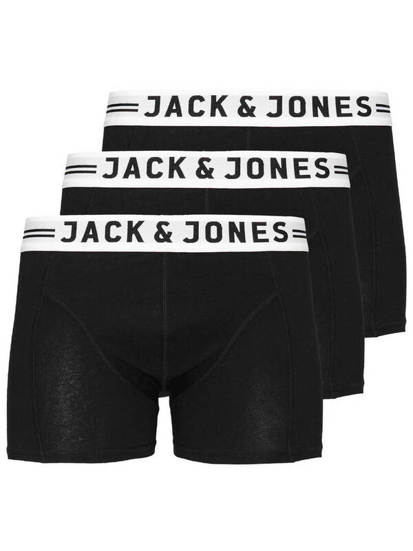 JACK & JONES 3erPack Sense Trunks black