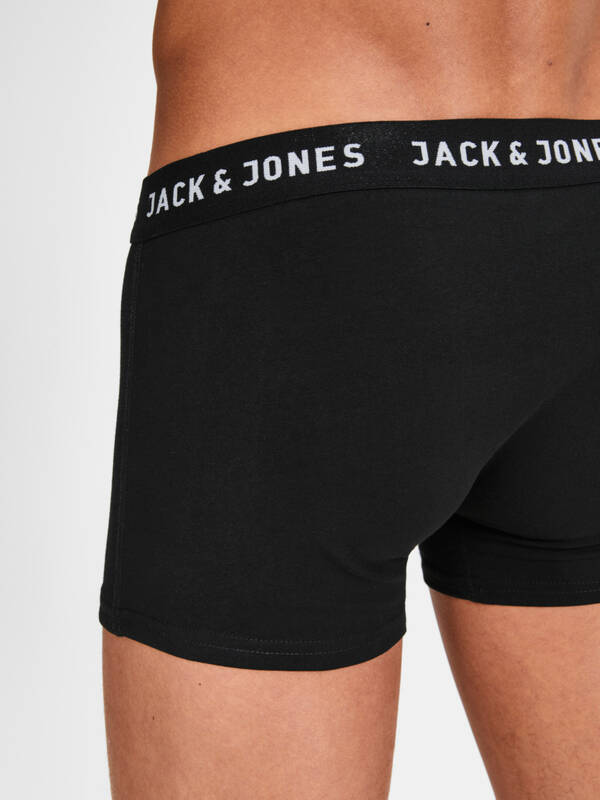 JACK & JONES 5erPack Huey Trunks black