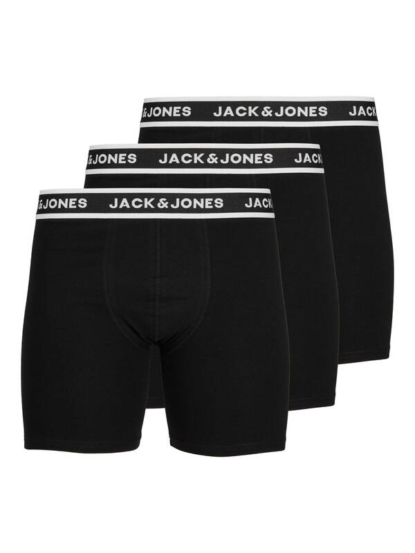 JACK & JONES 3erPack Solid BoxerBrief black