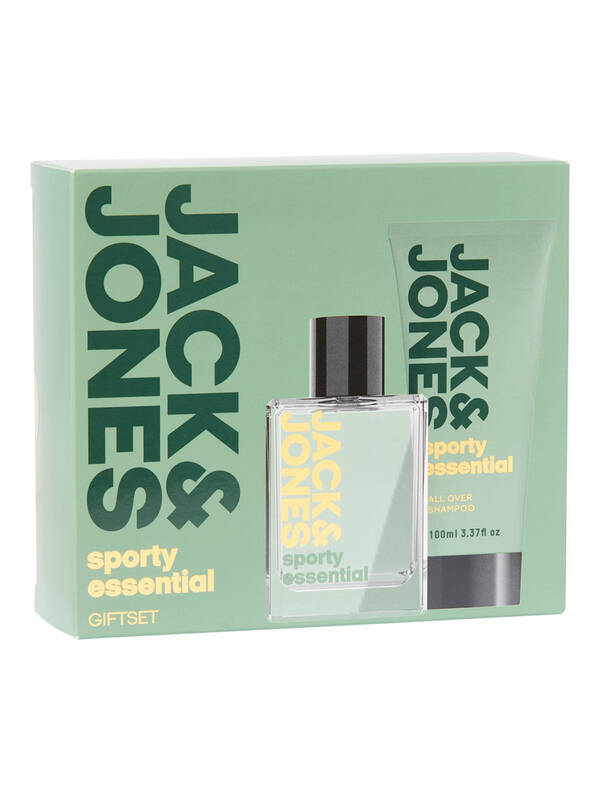 JACK & JONES Sporty Essentials Geschenkset green-ash