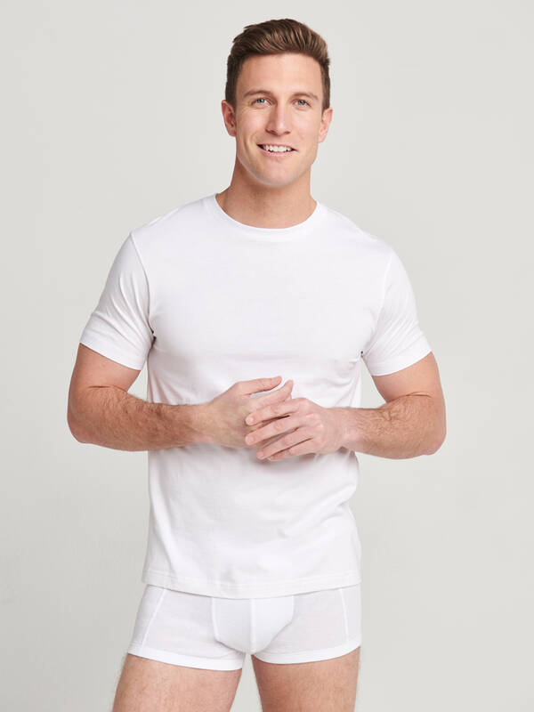JOCKEY 2erPack Modern Classic Tshirts white