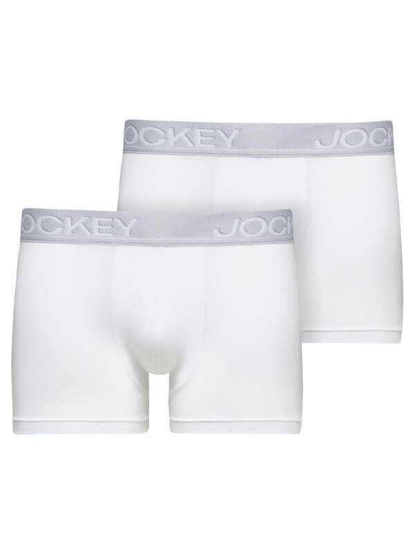 JOCKEY 3D-Innovations Short Trunks Duopack white