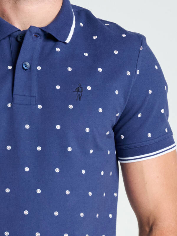 JOCKEY Fashion Poloshirt blue-dots