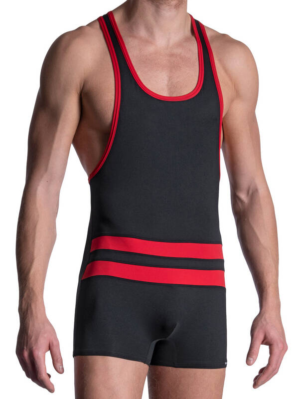 MANSTORE M2103 Wrestler Body black/red