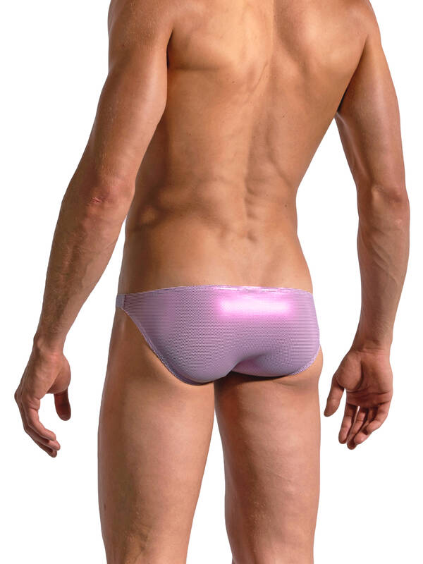MANSTORE M2198 Low Rise Brief white/pink