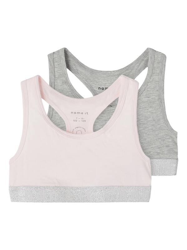 NAME IT 2erPack Top barely-pink