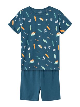 NAME IT Pyjama Surf majolica-blau
