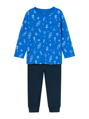 NAME IT Pyjama Weltall blau/navy