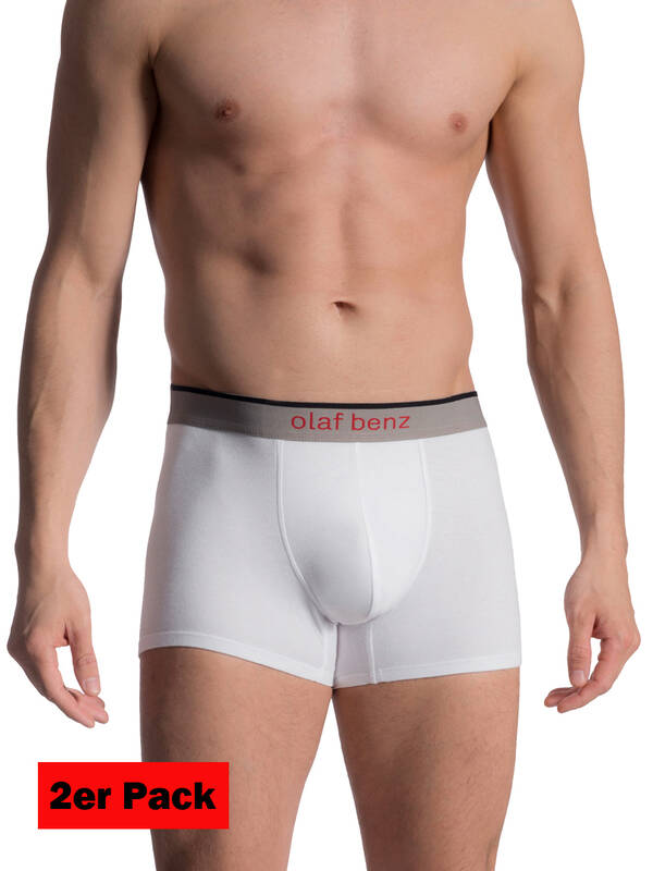 OLAF BENZ RED1010 Boxerpants 2erPack white