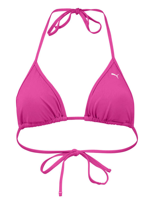 PUMA Swim Triangle Bikini Top neon-pink