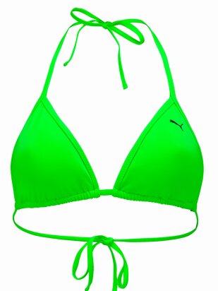PUMA Swim Triangle Bikini Top fluo-grün