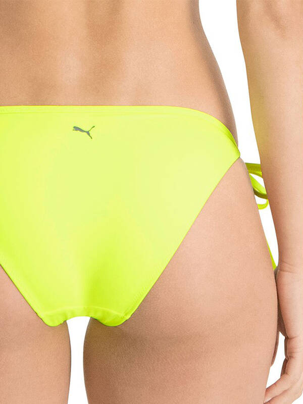 PUMA Swim Side Tie Bikini Bottom yellow