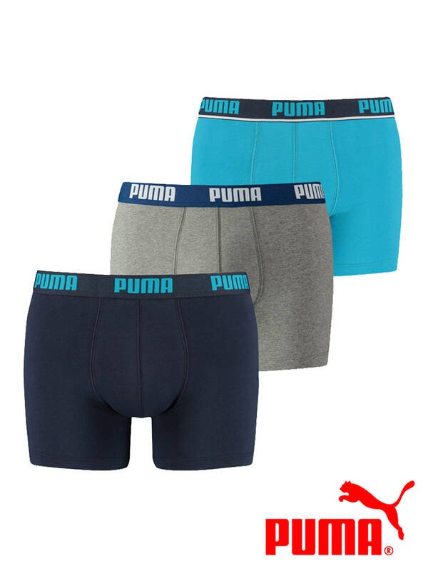 PUMA 3erPack Basic Boxer blue