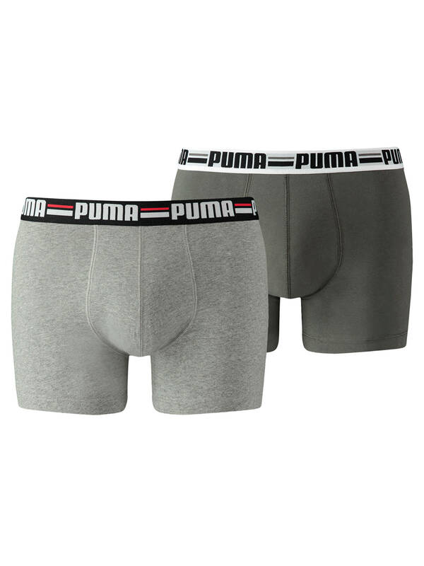 PUMA Brand Boxer 2erPack drizzle-melange