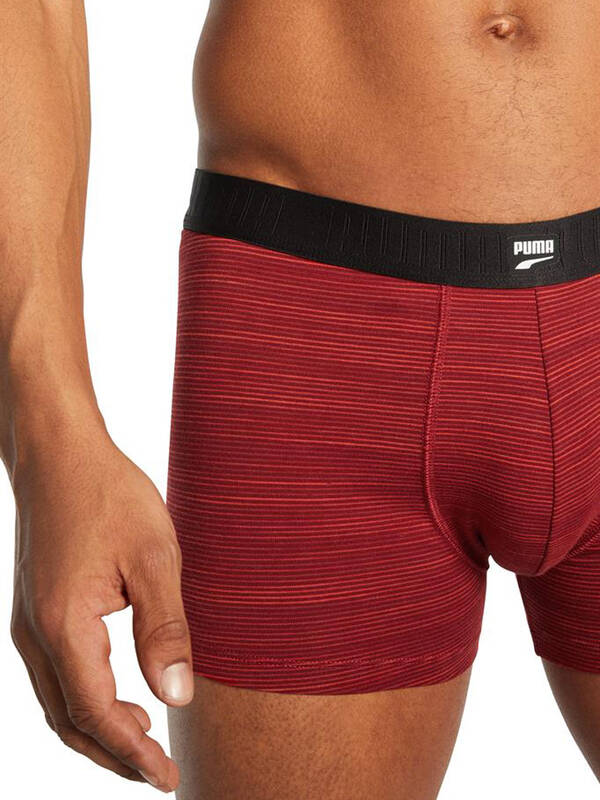 PUMA 2erPack Space Dye Boxer intense-red