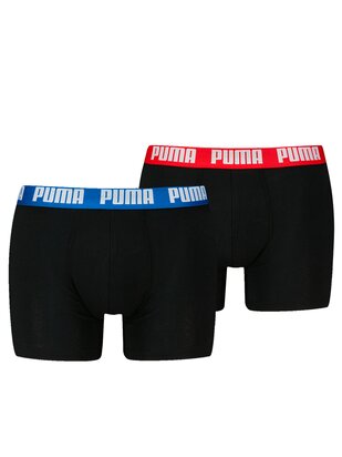 PUMA Basic Boxer schwarz/blau/rot