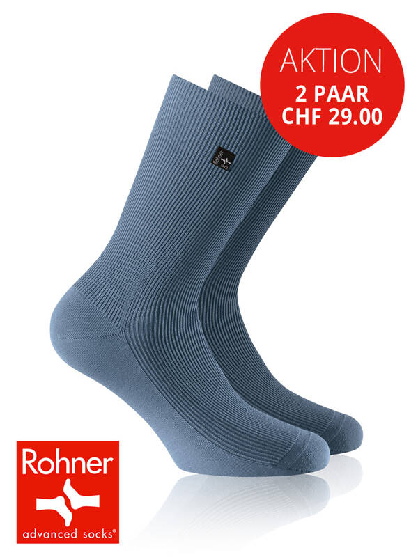 ROHNER SuperR Socken jeans-melange