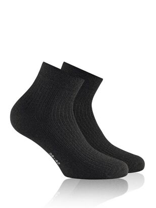 ROHNER Texcircle Quarter-Socken schwarz