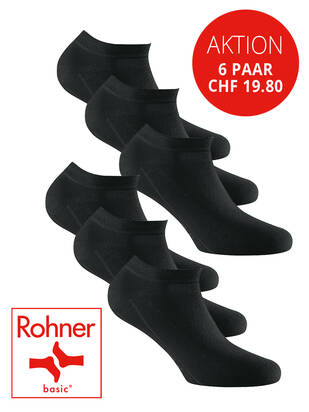 6erPack ROHNER Basic Sneakers