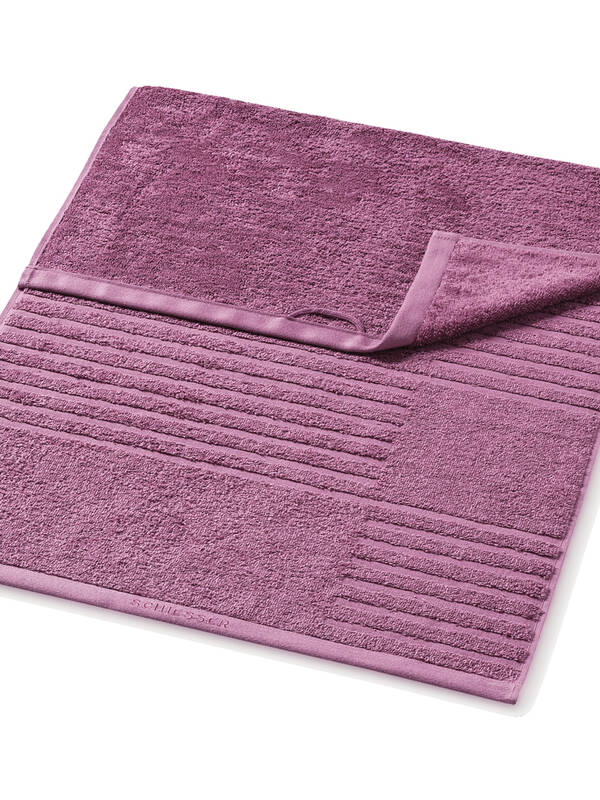 SCHIESSER Handtuch Struktur malve
