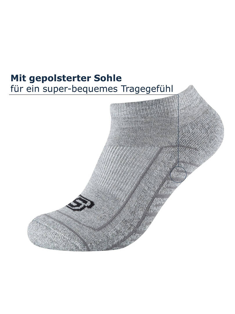 SKECHERS Cushioned Sneakers schwarz-mix Skechers Underwear-Shop 